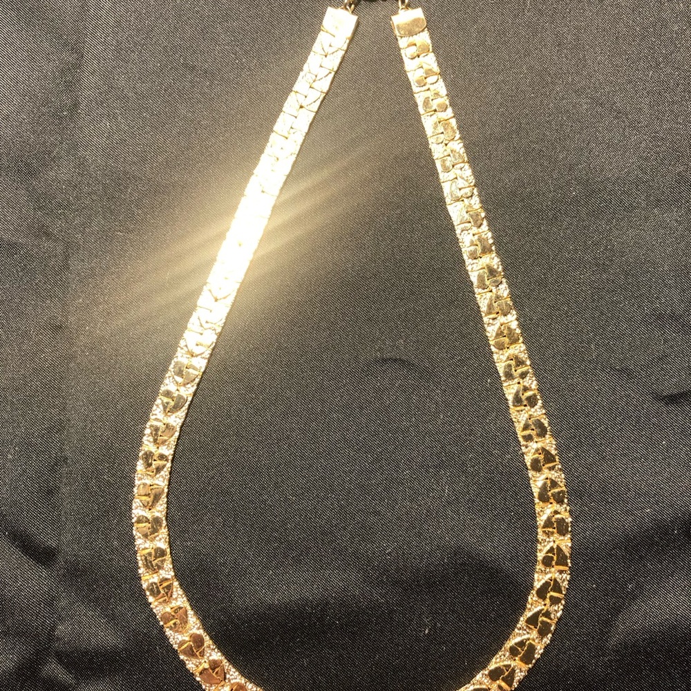Elegant 2 sided  Gold Plated Necklace